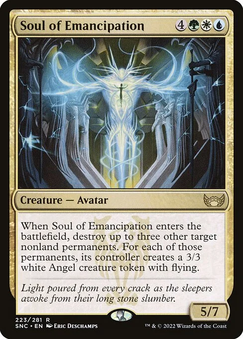 Soul of Emancipation, carta Magic di tipo Creature — Avatar illustrata da Eric Deschamps