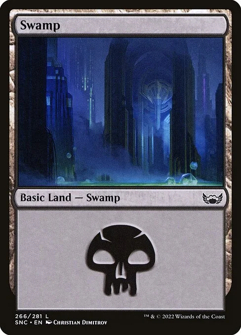 Swamp, carta Magic di tipo Basic Land — Swamp illustrata da Christian Dimitrov