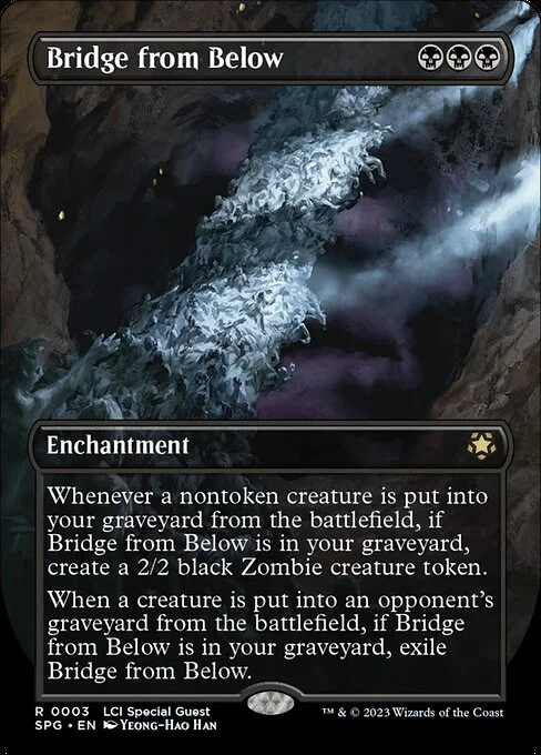 Bridge from Below, carta Magic di tipo Enchantment illustrata da Yeong-Hao Han