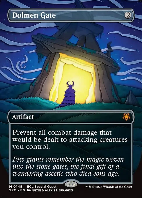 Dolmen Gate, carta Magic di tipo Artifact illustrata da Justin Hernandez & Alexis Hernandez