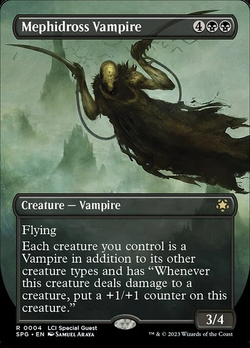 Mephidross Vampire, carta Magic di tipo Creature — Vampire illustrata da Samuel Araya