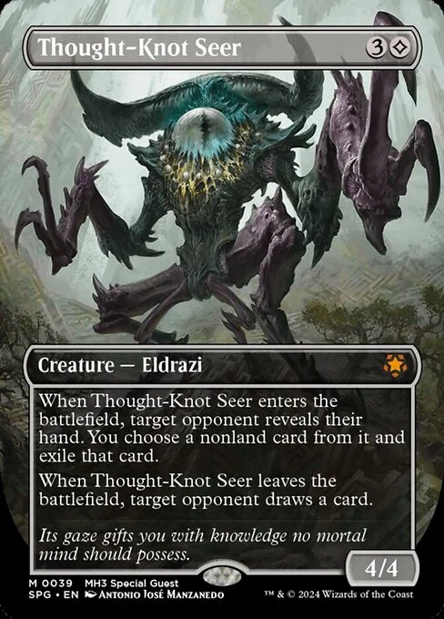 Thought-Knot Seer, carta Magic di tipo Creature — Eldrazi illustrata da Antonio José Manzanedo