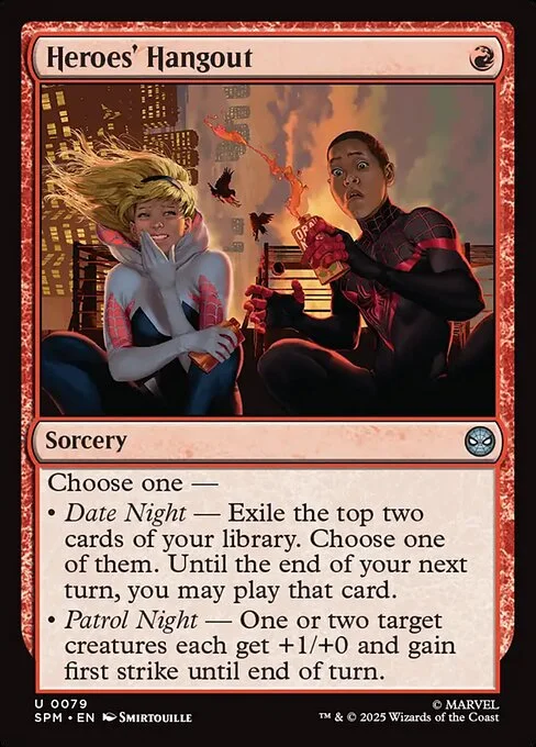 Heroes' Hangout, carta Magic di tipo Sorcery illustrata da Smirtouille