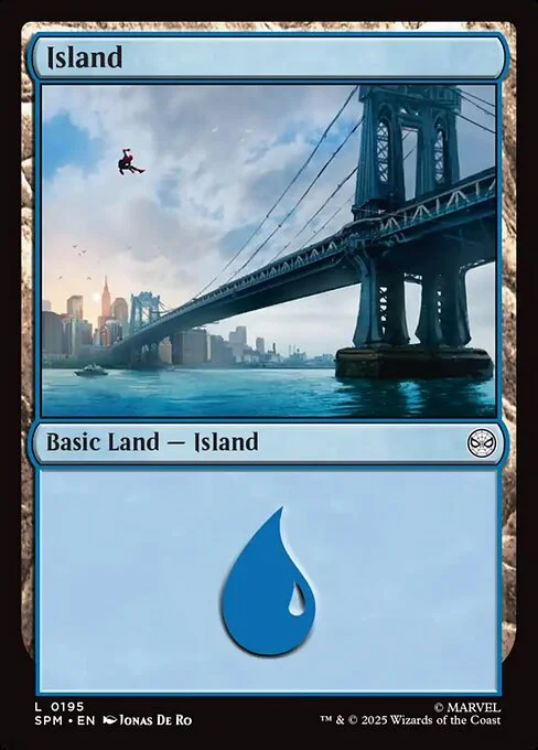 Island, carta Magic di tipo Basic Land — Island illustrata da Jonas De Ro