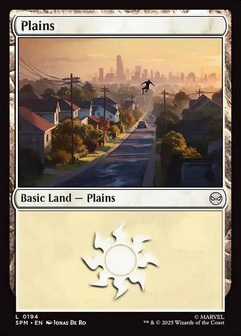 Plains, carta Magic di tipo Basic Land — Plains illustrata da Jonas De Ro