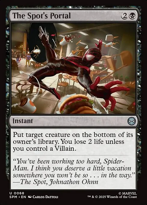The Spot's Portal, carta Magic di tipo Instant illustrata da Carlos Dattoli