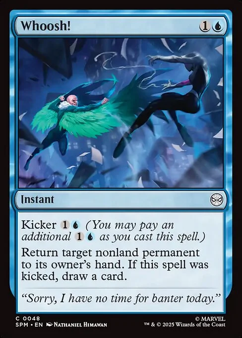 Whoosh!, carta Magic di tipo Instant illustrata da Nathaniel Himawan