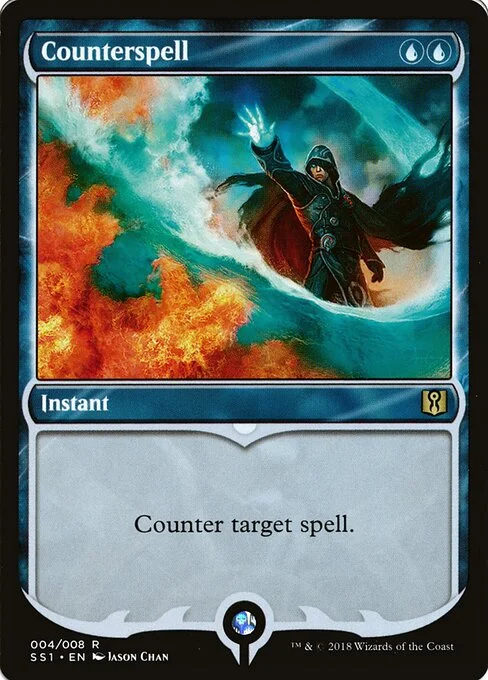 Counterspell, carta Magic di tipo Instant illustrata da Jason Chan