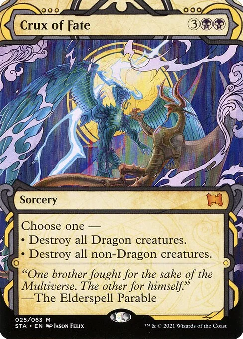 Crux of Fate, carta Magic di tipo Sorcery illustrata da Jason Felix