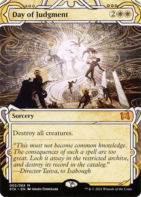 Day of Judgment, carta Magic di tipo Sorcery illustrata da Anato Finnstark