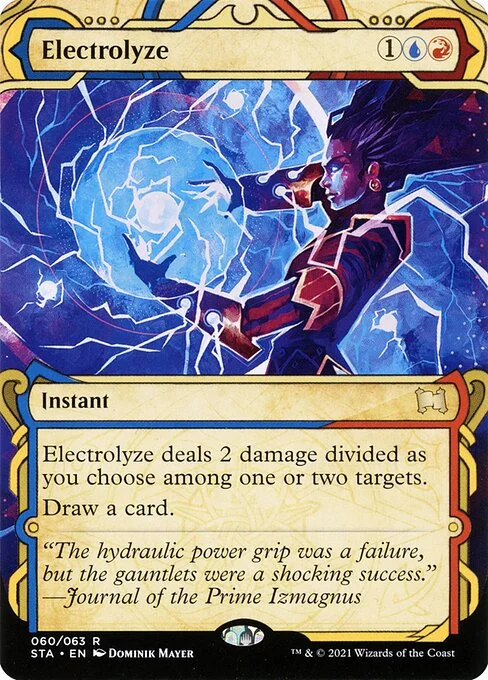Electrolyze, carta Magic di tipo Instant illustrata da Dominik Mayer