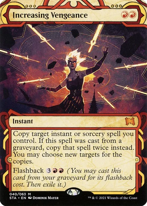 Increasing Vengeance, carta Magic di tipo Instant illustrata da Dominik Mayer