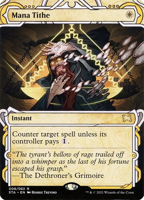 Mana Tithe, carta Magic di tipo Instant illustrata da Robbie Trevino