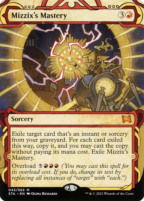 Mizzix's Mastery, carta Magic di tipo Sorcery illustrata da Olena Richards