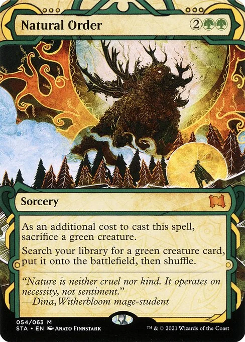Natural Order, carta Magic di tipo Sorcery illustrata da Anato Finnstark