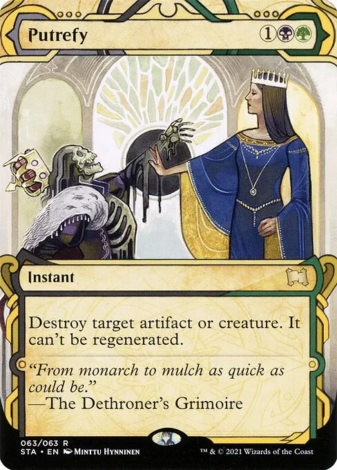 Putrefy, carta Magic di tipo Instant illustrata da Minttu Hynninen