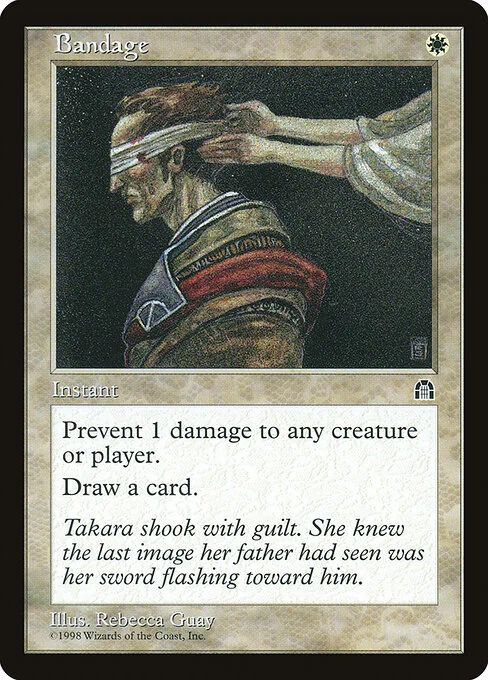 Bandage, carta Magic di tipo Instant illustrata da Rebecca Guay