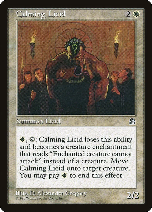 Calming Licid, carta Magic di tipo Creature — Licid illustrata da D. Alexander Gregory