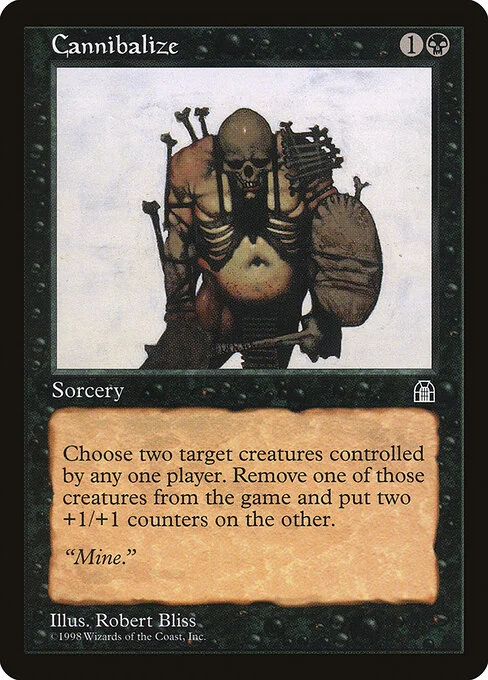 Cannibalize, carta Magic di tipo Sorcery illustrata da Robert Bliss