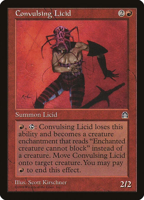 Convulsing Licid, carta Magic di tipo Creature — Licid illustrata da Scott Kirschner