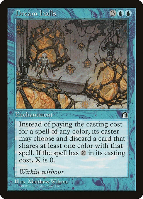 Dream Halls, carta Magic di tipo Enchantment illustrata da Matthew D. Wilson