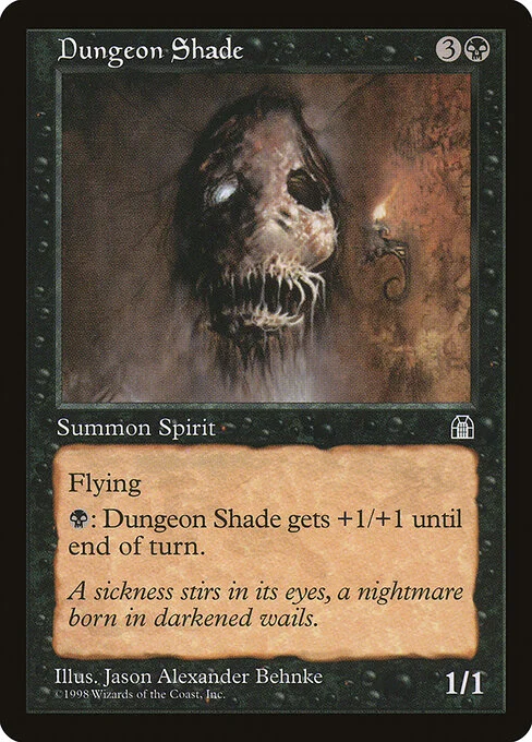 Dungeon Shade, carta Magic di tipo Creature — Shade Spirit illustrata da Jason Alexander Behnke