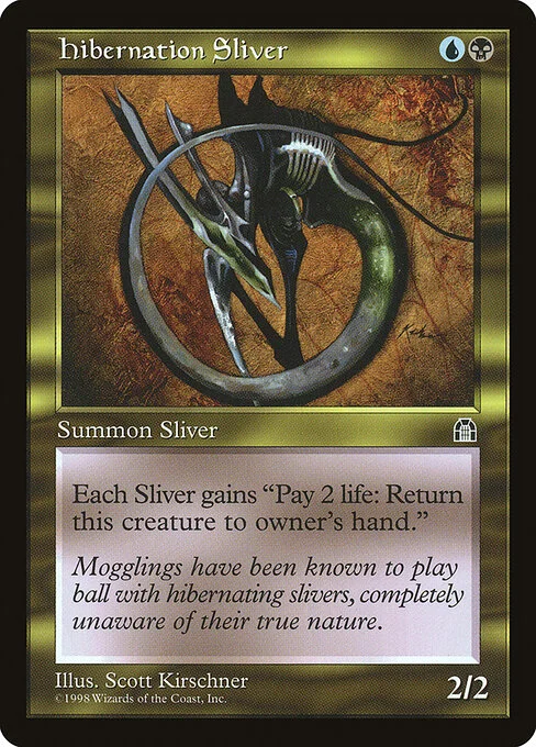 Hibernation Sliver, carta Magic di tipo Creature — Sliver illustrata da Scott Kirschner