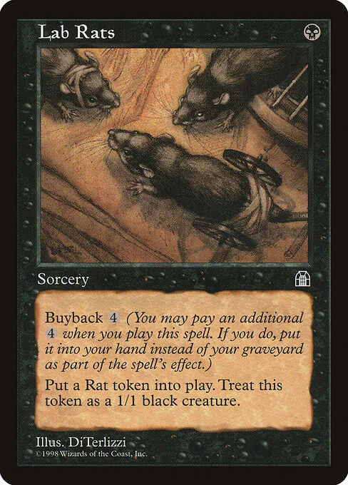 Lab Rats, carta Magic di tipo Sorcery illustrata da DiTerlizzi