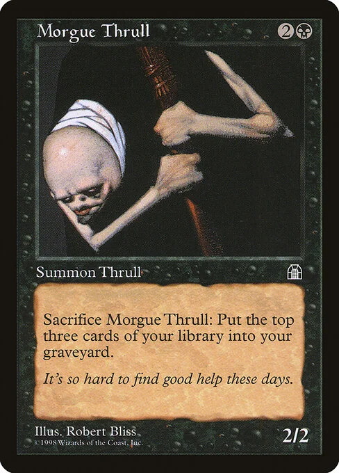 Morgue Thrull, carta Magic di tipo Creature — Thrull illustrata da Robert Bliss