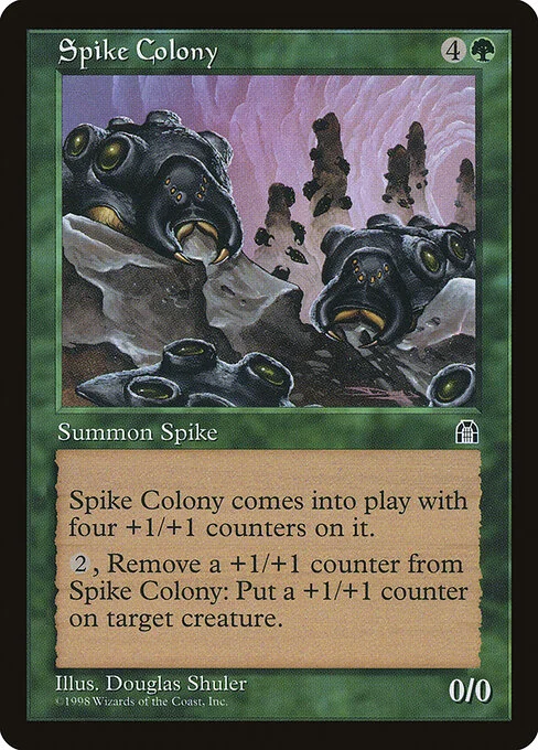 Spike Colony, carta Magic di tipo Creature — Spike illustrata da Douglas Shuler