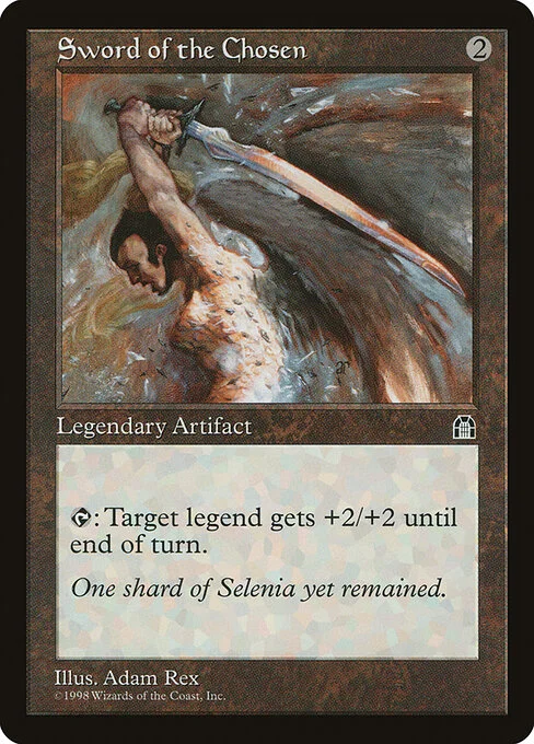 Sword of the Chosen, carta Magic di tipo Legendary Artifact illustrata da Adam Rex