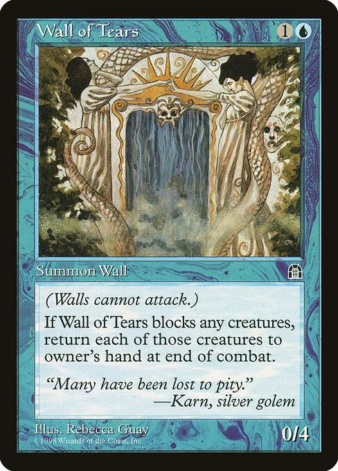 Wall of Tears, carta Magic di tipo Creature — Wall illustrata da Rebecca Guay