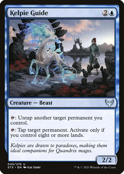 Kelpie Guide, carta Magic di tipo Creature — Beast illustrata da Ilse Gort