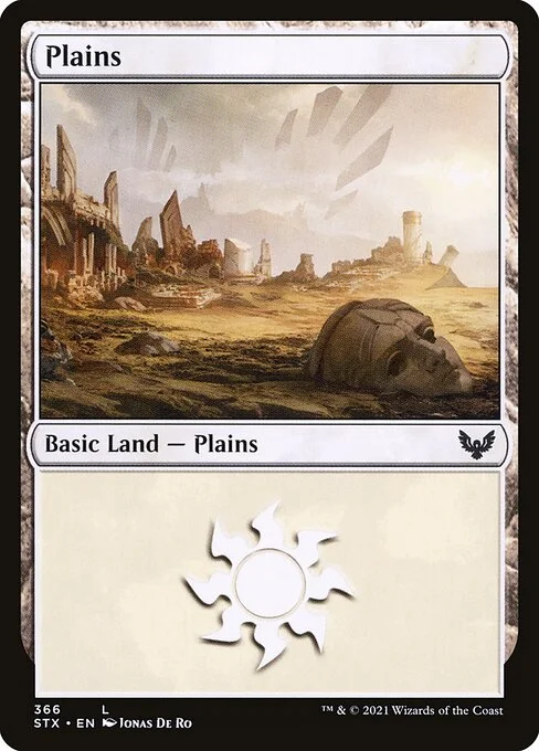 Plains, carta Magic di tipo Basic Land — Plains illustrata da Jonas De Ro