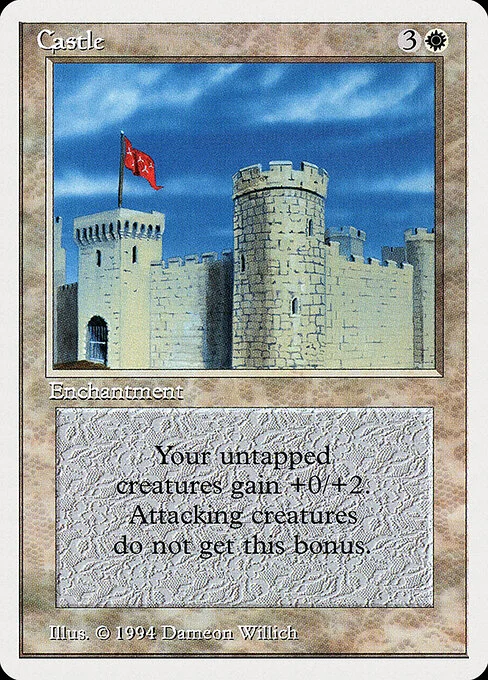 Castle, carta Magic di tipo Enchantment illustrata da Dameon Willich