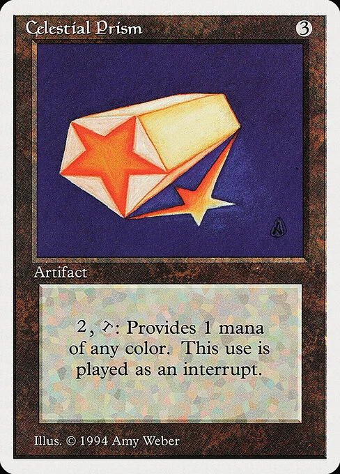 Celestial Prism, carta Magic di tipo Artifact illustrata da Amy Weber