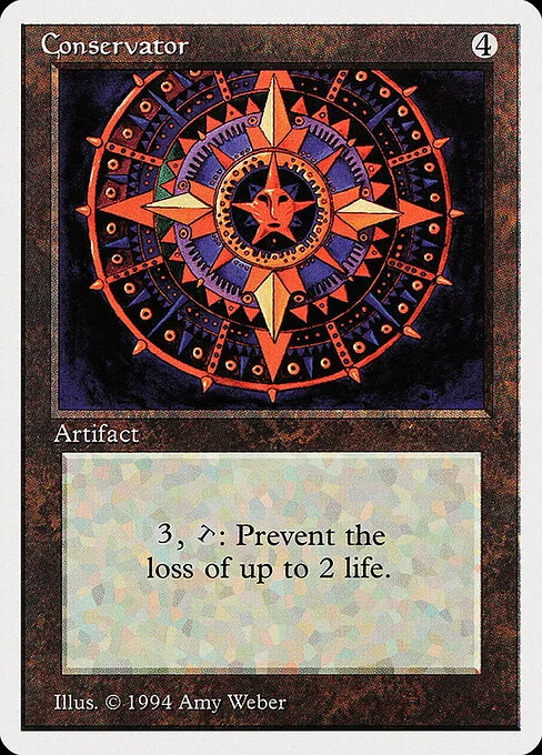 Conservator, carta Magic di tipo Artifact illustrata da Amy Weber