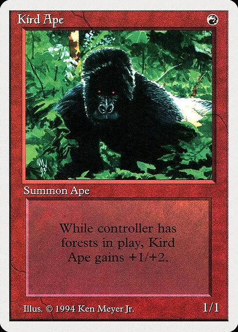 Kird Ape, carta Magic di tipo Creature — Ape illustrata da Ken Meyer, Jr.