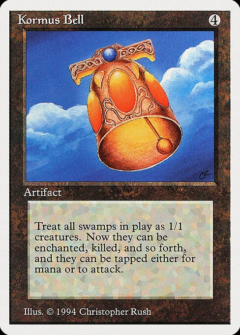 Kormus Bell, carta Magic di tipo Artifact illustrata da Christopher Rush