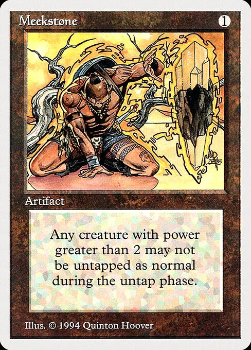 Meekstone, carta Magic di tipo Artifact illustrata da Quinton Hoover