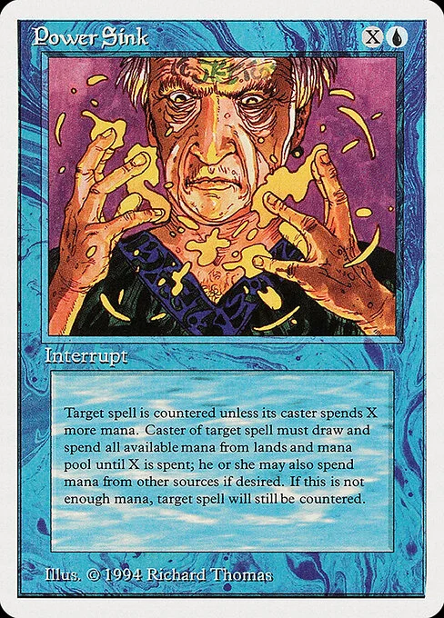 Power Sink, carta Magic di tipo Instant illustrata da Richard Thomas