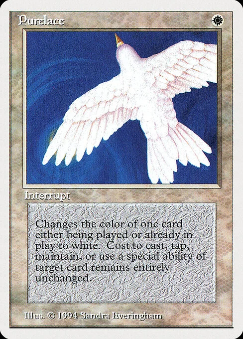 Purelace, carta Magic di tipo Instant illustrata da Sandra Everingham