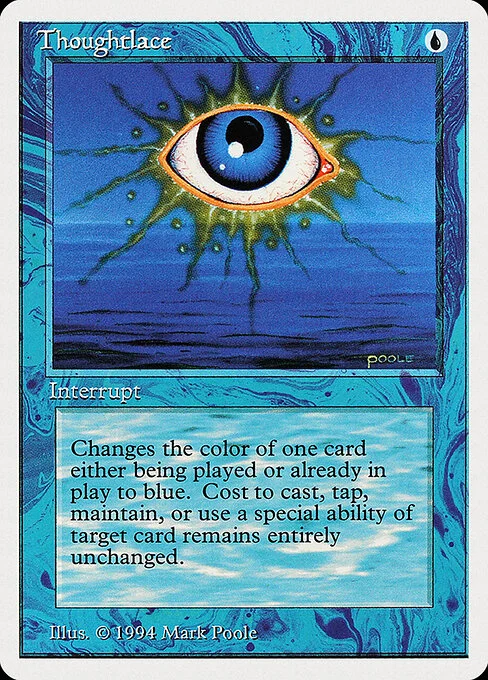 Thoughtlace, carta Magic di tipo Instant illustrata da Mark Poole