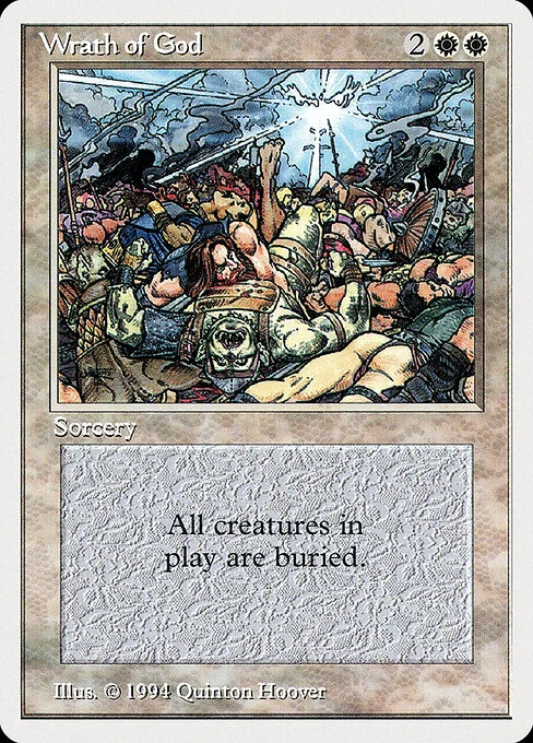 Wrath of God, carta Magic di tipo Sorcery illustrata da Quinton Hoover
