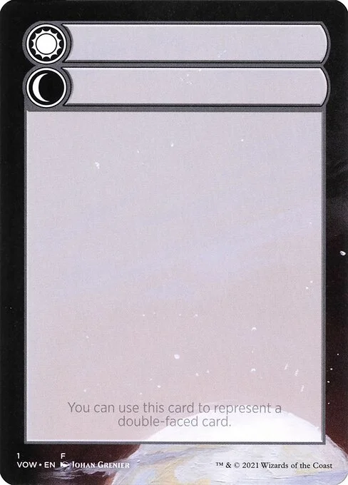 Double-Faced Substitute Card, carta Magic di tipo Card illustrata da Johan Grenier