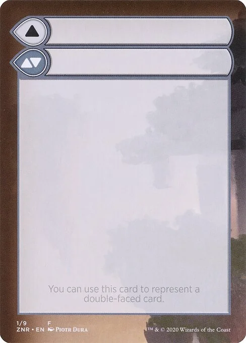 Double-Faced Substitute Card, carta Magic di tipo Card illustrata da Piotr Dura