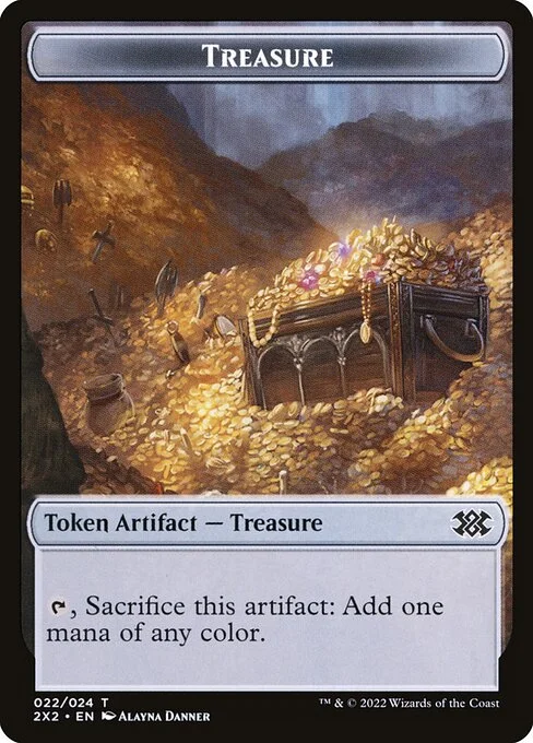 Treasure, carta Magic di tipo Token Artifact — Treasure illustrata da Alayna Danner