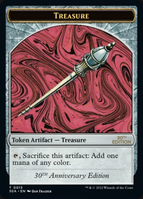 Treasure, carta Magic di tipo Token Artifact — Treasure illustrata da Dan Frazier