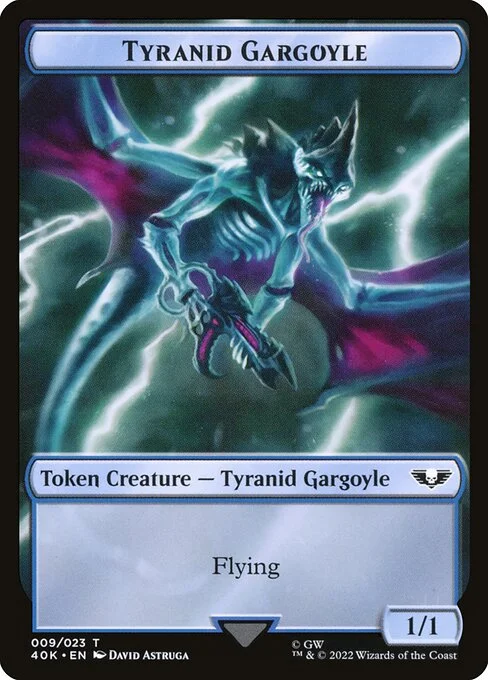 Tyranid Gargoyle, carta Magic di tipo Token Creature — Tyranid Gargoyle illustrata da David Astruga