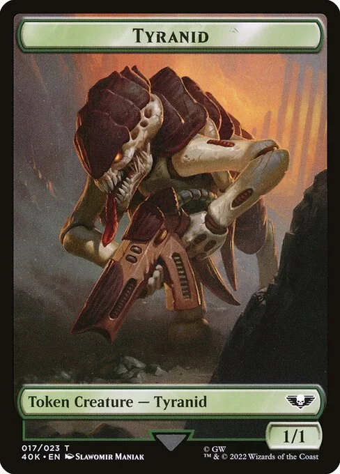 Tyranid, carta Magic di tipo Token Creature — Tyranid illustrata da Slawomir Maniak